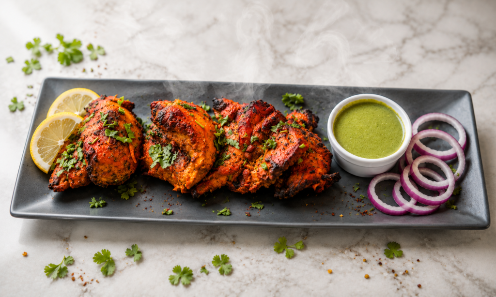 Lasooni Murgh Tikka (4pcs)